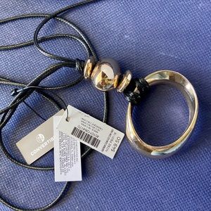 Chico’s long Gold necklace NWT